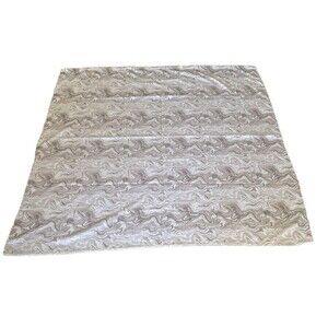 Mainstays Gray & White Paint Swirl Fabric Shower Curtain Polyester Standard Size